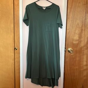 Lularoe green Carly dress